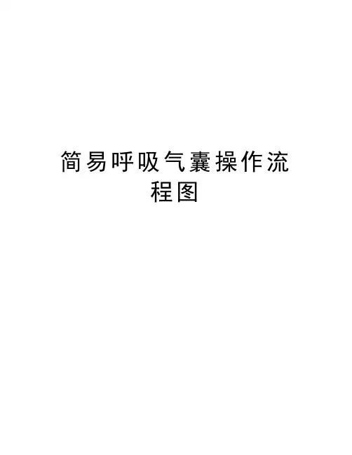 简易呼吸气囊操作流程图教案资料