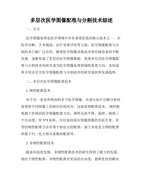 多层次医学图像配准与分割技术综述