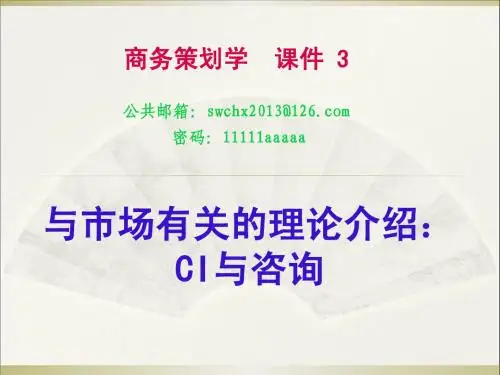 《商务策划学》课件