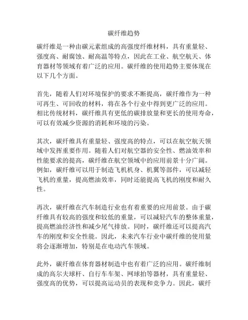 碳纤维趋势