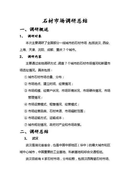 201108石材市场调研总结(1)