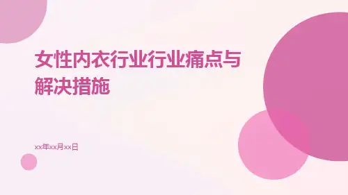 女性内衣行业行业痛点与解决措施ppt