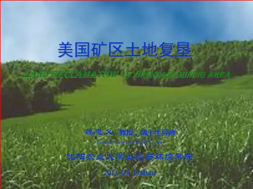 美国矿区土地复垦dl
