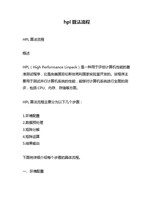 hpl算法流程