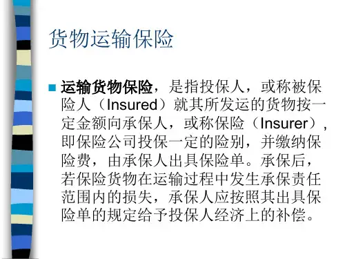 货物运输保险