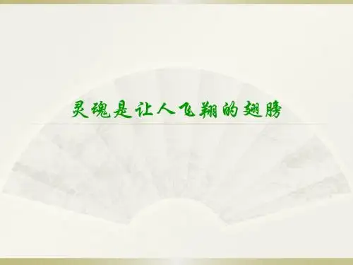 灵魂是让人飞翔的翅膀 (2)