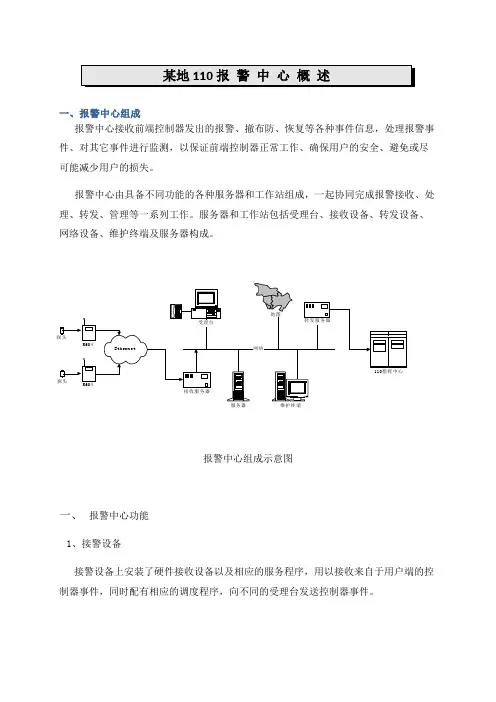 某地警察110报警中心系统设计方案