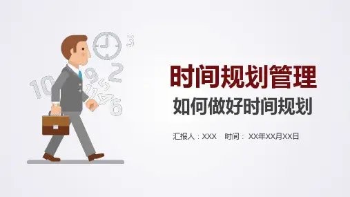 时间管理如何做好时间规划培训教育课程PPT课件