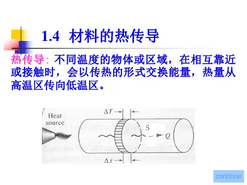 材料物理性能课件-1.4材料的导热性