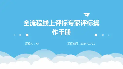 全流程线上评标专家评标操作手册
