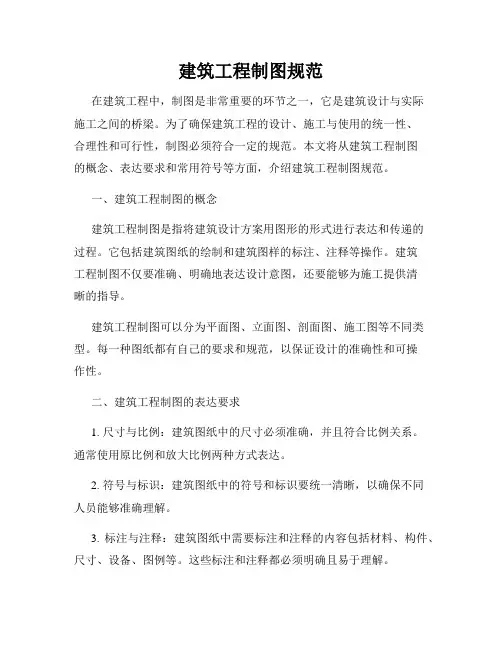 建筑工程制图规范
