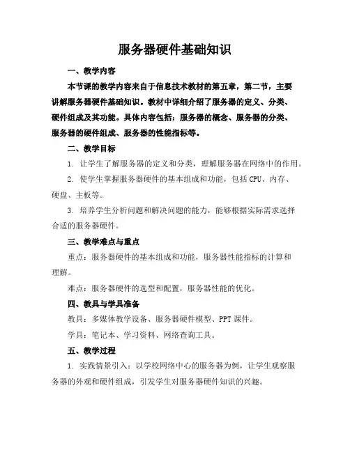 服务器硬件基础知识