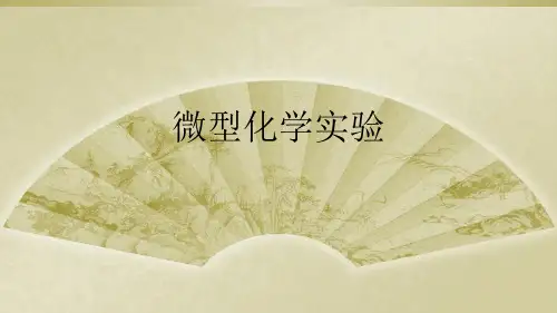 微型化学实验