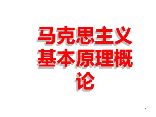 马克思主义基本原理概论第二章PPT课件
