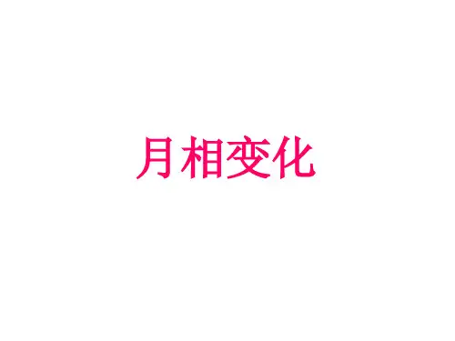 专题二-月相变化