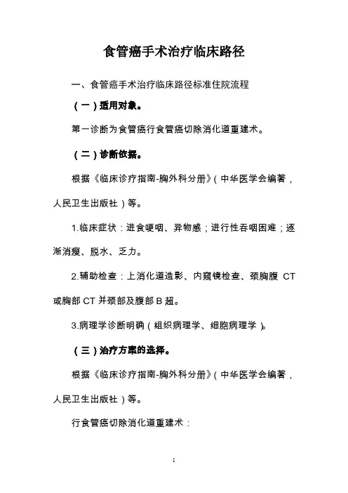 68=食管癌手术治疗
