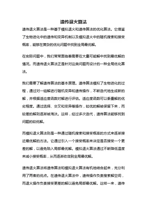 遗传退火算法
