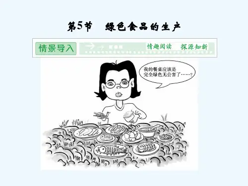 绿色食品的生产 PPT课件