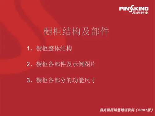 橱柜各部件认识