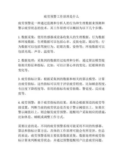 疲劳预警工作原理是什么