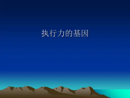 营销执行力