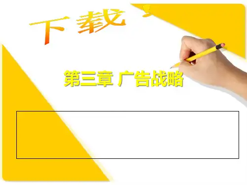 第三章广告战略