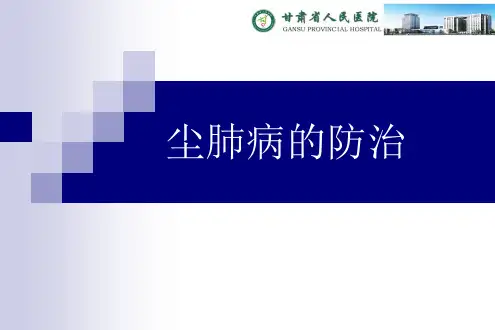 《尘肺病》ppt课件