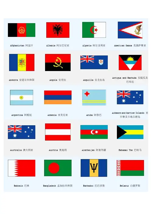 各国国旗图片及简介