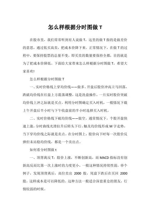 怎么样根据分时图做T
