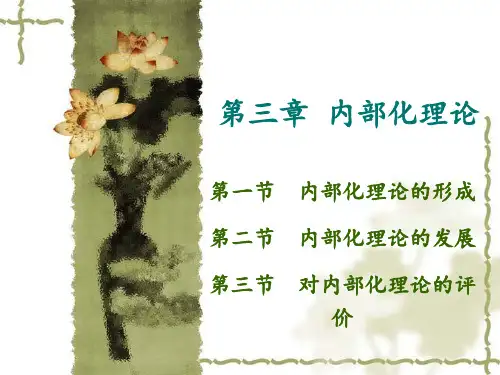 第三章  内部化理论