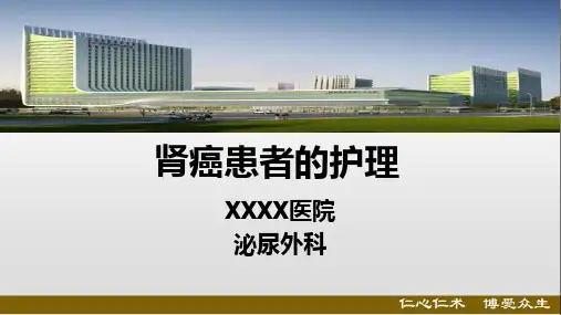 肾癌患者的护理PPT课件