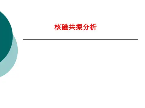 [课件]核磁共振分析PPT