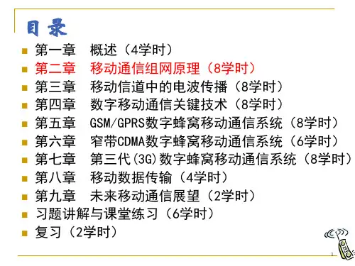 移动通信技术ch移动通信组网原理