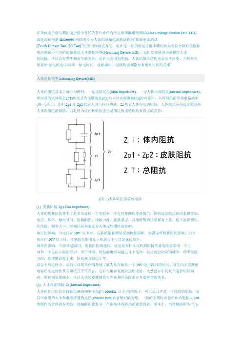 人体阻抗模型