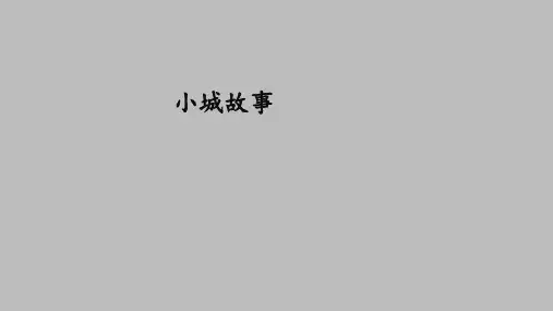 湖南文艺出版社高中音乐选修：演奏小城故事