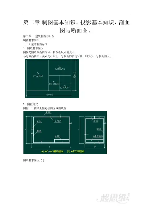 5-第二章-制图基本知识、投影基本知识、剖面图与断面图
