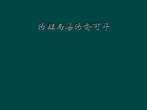 治理与善治俞可平