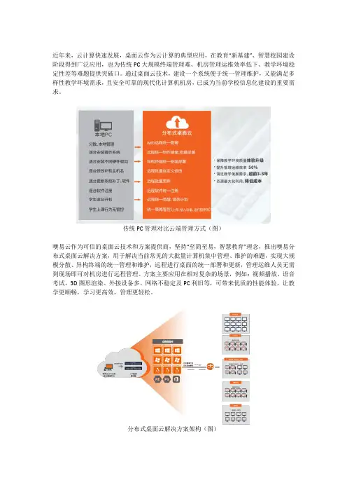 大规模终端如何集中管理？噢易分布式桌面云解决方案给出标准答案!