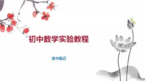 初中数学实验教程