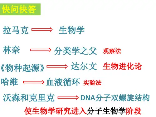北师大版七年级上册生物课件2.2生物学研究的基本方法共37张PPT