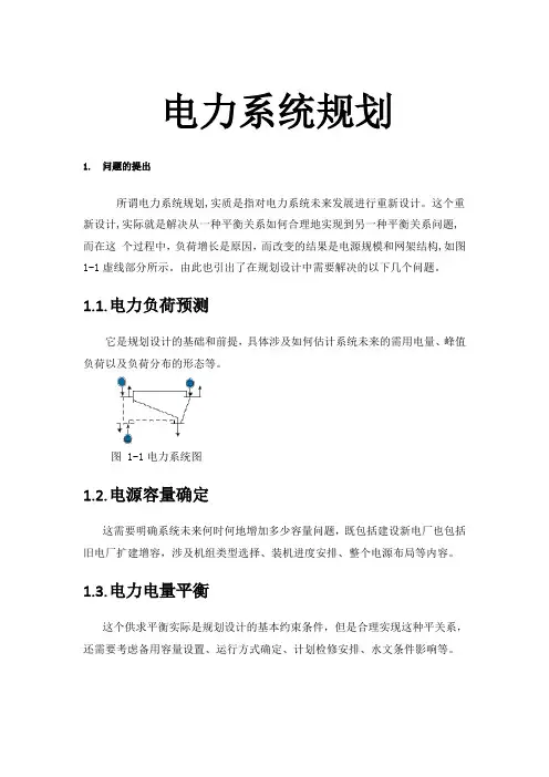 电力系统规划