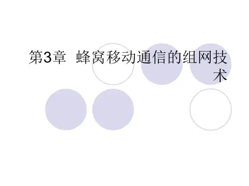15121-第3章  蜂窝移动通信的组网