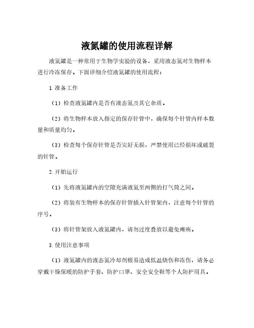液氮罐流程