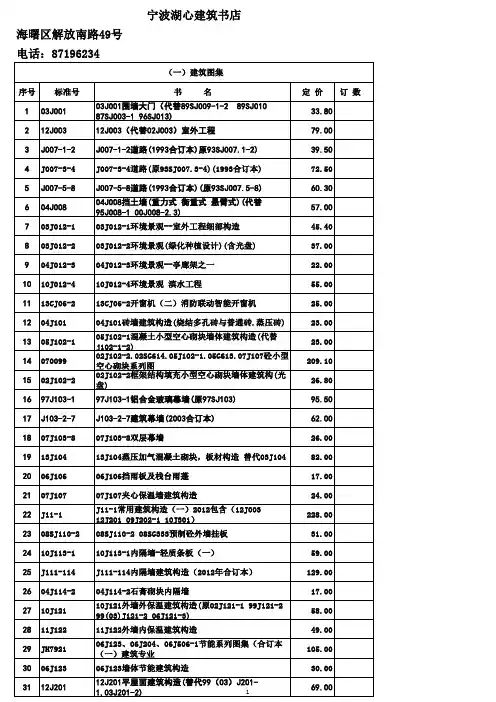 2014国标图集