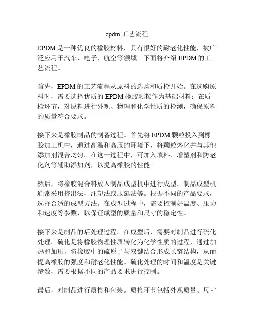 epdm工艺流程