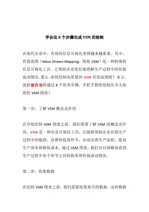 学会这8个步骤完成VSM的绘制