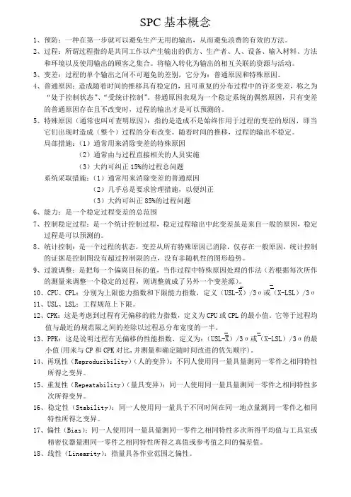 SPC基本概1