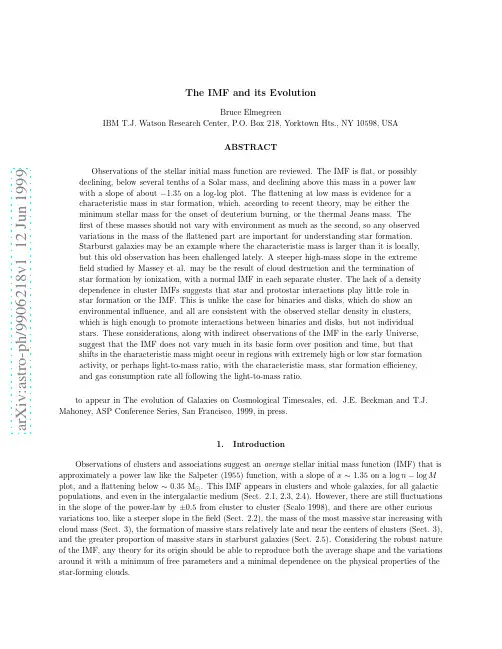 The IMF and its Evolution