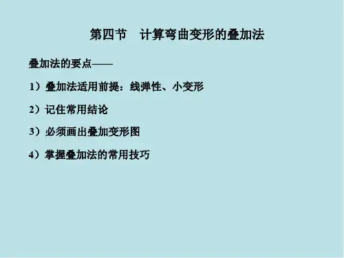 材料力学07弯曲变形_2叠加法