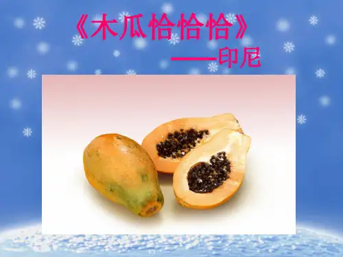 《木瓜恰恰恰》PPT课件
